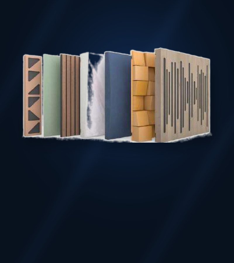 Acoustic panels in a range of finishes