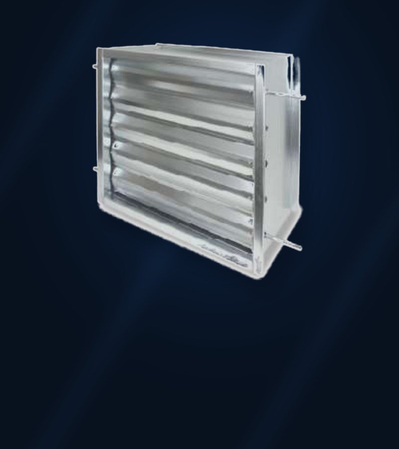 HVAC materials including volume dampers
